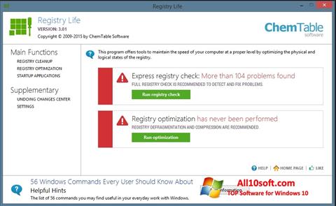 Screenshot Registry Life für Windows 10