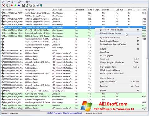 Screenshot USB Manager für Windows 10