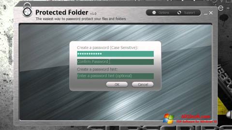 Screenshot Protected Folder für Windows 10