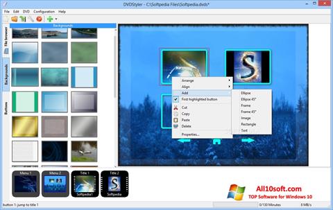 Screenshot DVDStyler für Windows 10