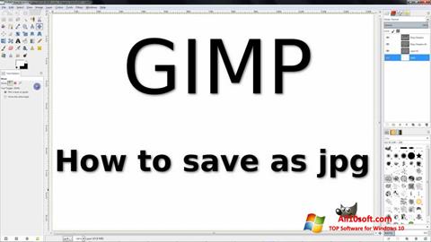 Screenshot GIMP für Windows 10