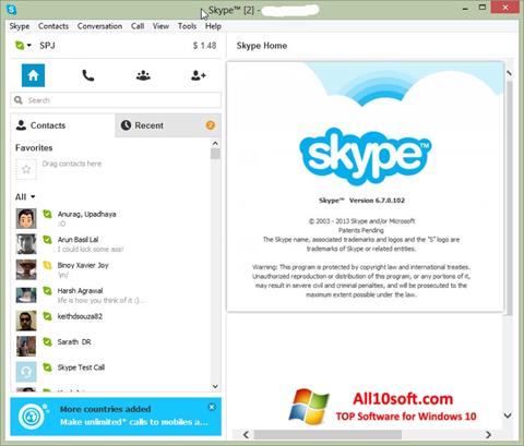 Screenshot Skype Setup Full für Windows 10