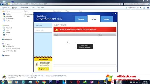 Screenshot DriverScanner für Windows 10
