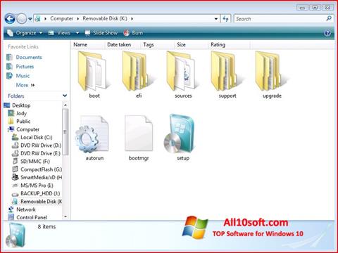 Screenshot Windows 7 USB DVD Download Tool für Windows 10