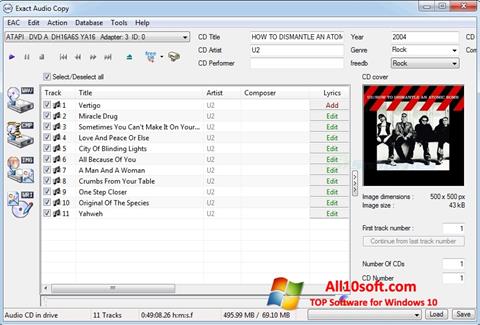 Screenshot Exact Audio Copy für Windows 10