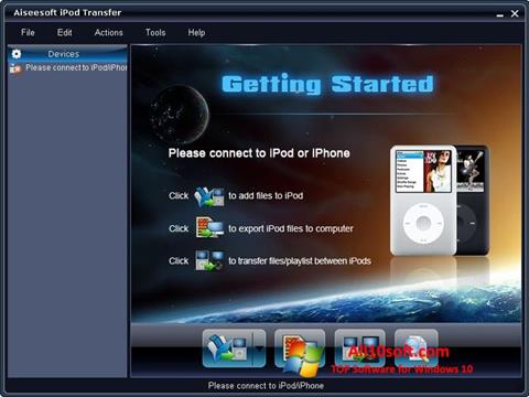 Screenshot iPhone PC Suite für Windows 10