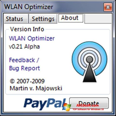 Screenshot WLAN Optimizer für Windows 10