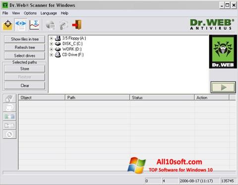 Screenshot Dr.Web für Windows 10