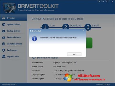 Screenshot Driver Toolkit für Windows 10