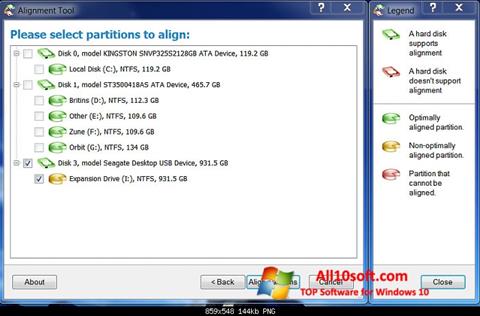 Screenshot Paragon Alignment Tool für Windows 10