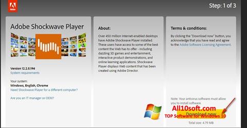 Screenshot Shockwave Player für Windows 10
