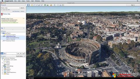 Screenshot Google Earth für Windows 10