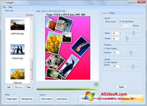 Screenshot CollageIt für Windows 10
