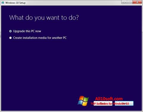 Screenshot Media Creation Tool für Windows 10