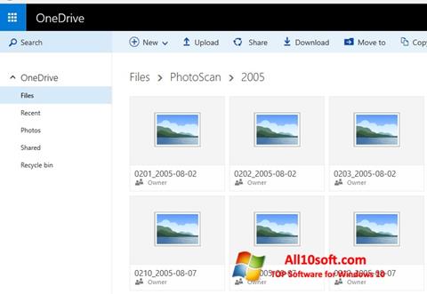 Screenshot OneDrive für Windows 10