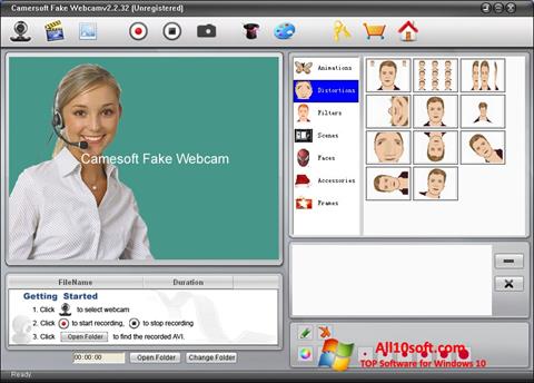 Screenshot Fake Webcam für Windows 10