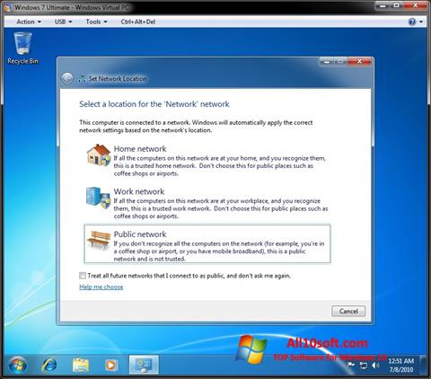 Screenshot Windows Virtual PC für Windows 10