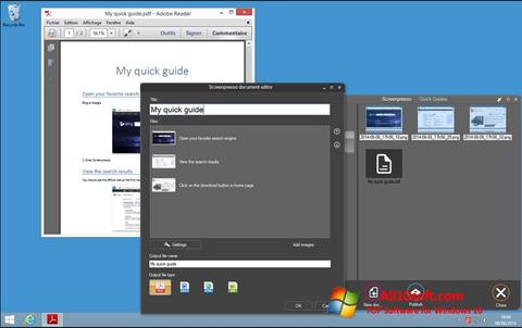 Screenshot Screenpresso für Windows 10