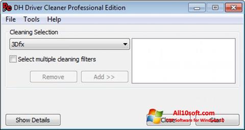 Screenshot Driver Cleaner für Windows 10