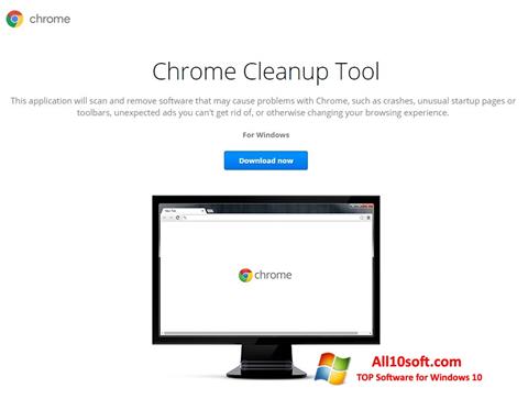Screenshot Chrome Cleanup Tool für Windows 10