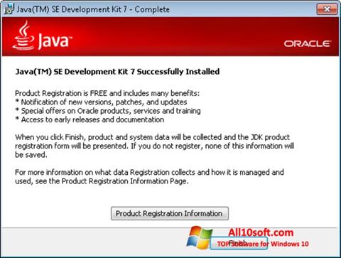Screenshot Java für Windows 10