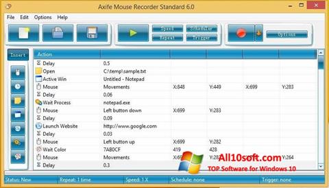 Screenshot Mouse Recorder für Windows 10