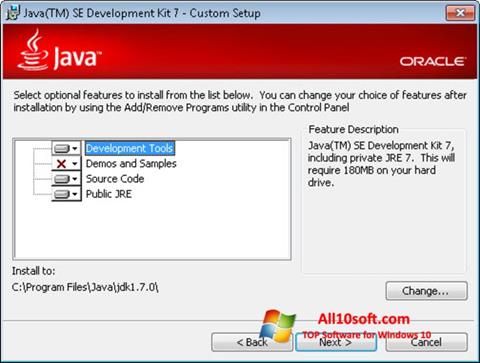 Screenshot Java Development Kit für Windows 10