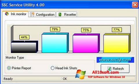 Screenshot SSC Service Utility für Windows 10