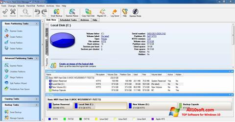 Screenshot Paragon Hard Disk Manager für Windows 10