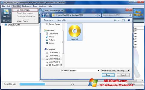 Screenshot WinISO für Windows 10