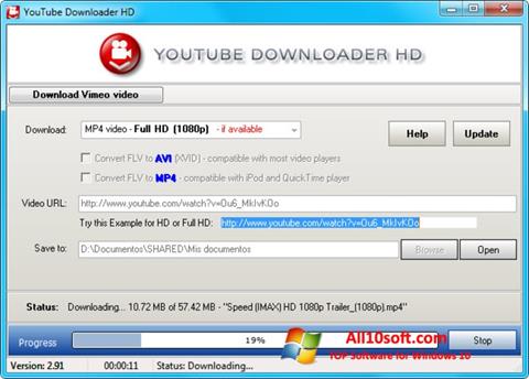 Screenshot Youtube Downloader HD für Windows 10