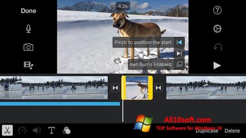 Screenshot iMovie für Windows 10