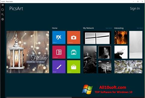 Screenshot PicsArt für Windows 10
