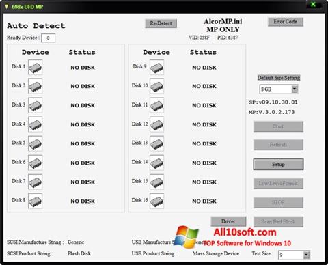 Screenshot AlcorMP für Windows 10