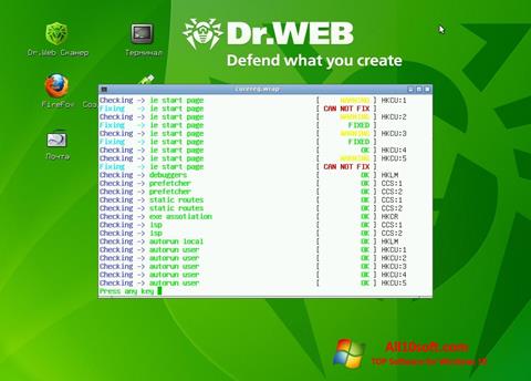 Screenshot Dr.Web LiveCD für Windows 10