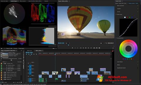 Screenshot Adobe Premiere Pro CC für Windows 10