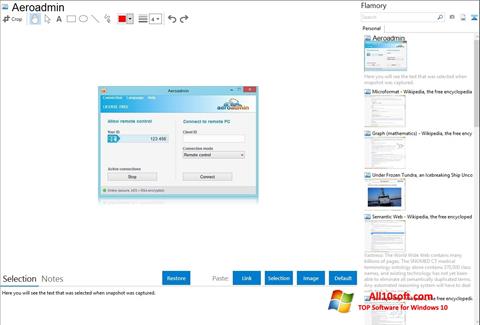 Screenshot AeroAdmin für Windows 10