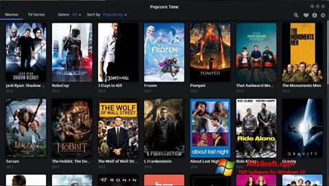 Screenshot Popcorn Time für Windows 10