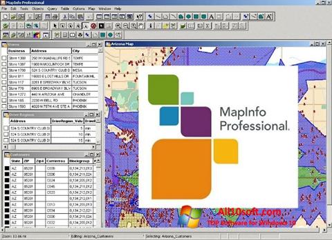 Screenshot MapInfo Professional für Windows 10