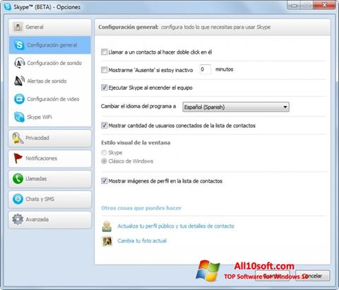 Screenshot Skype Beta für Windows 10