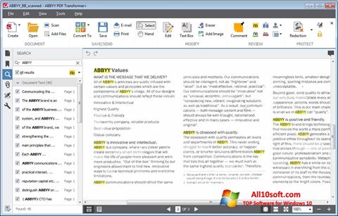 Screenshot ABBYY PDF Transformer für Windows 10