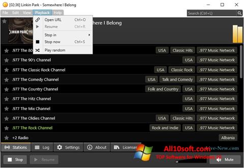 Screenshot Screamer Radio für Windows 10