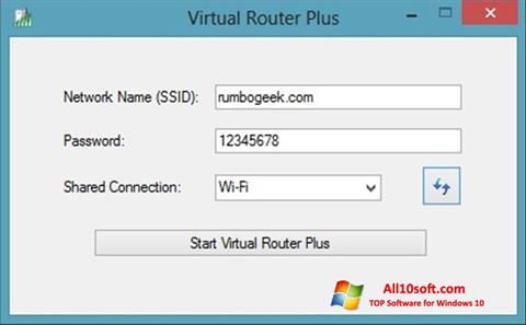 Screenshot Virtual Router Plus für Windows 10