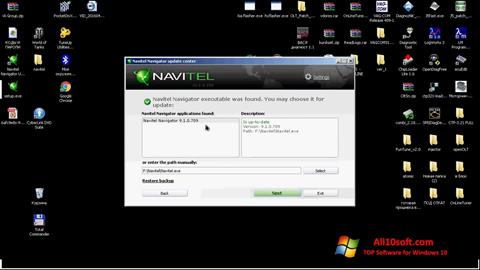 Screenshot Navitel Navigator Update Center für Windows 10
