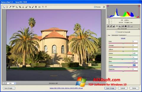 Screenshot Adobe Camera Raw für Windows 10